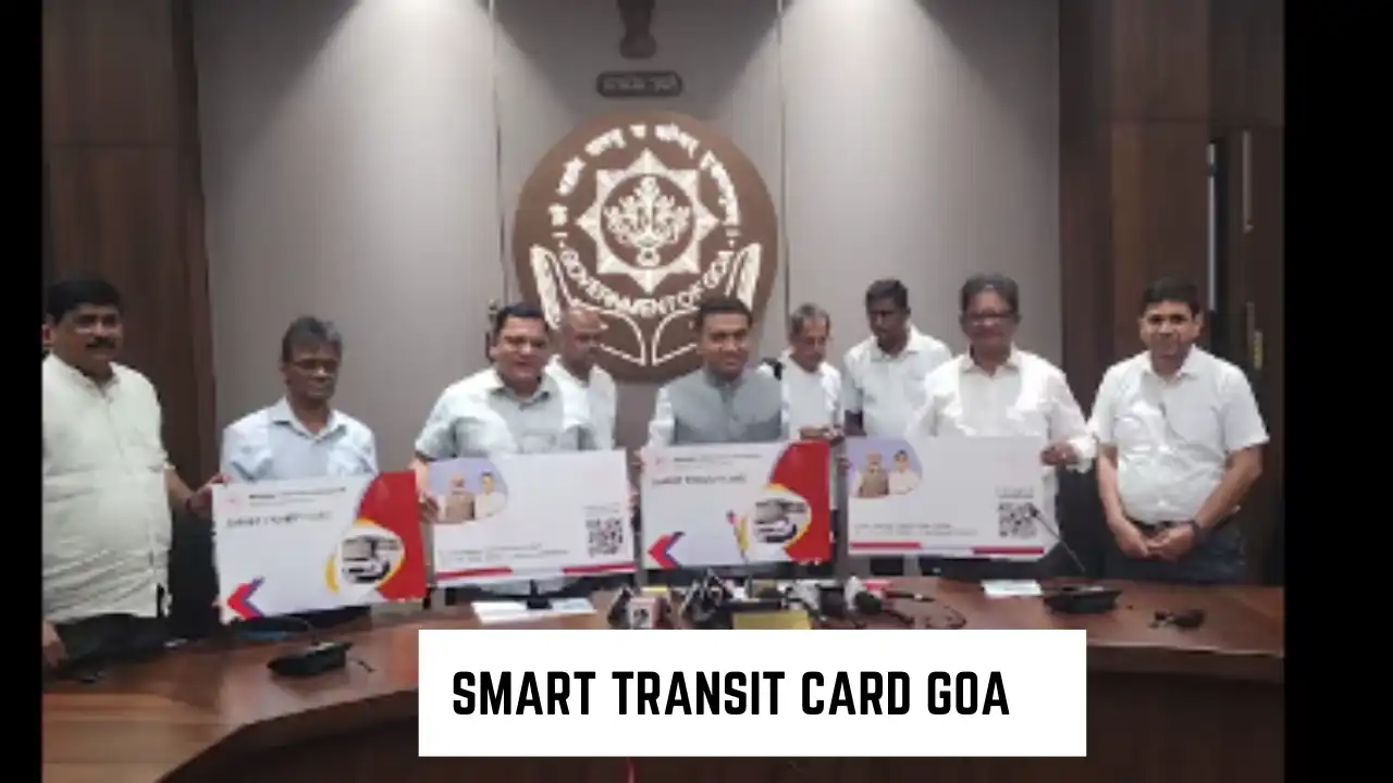 Smart Transit Card Goa: Goa ministers launching the smart card in their office